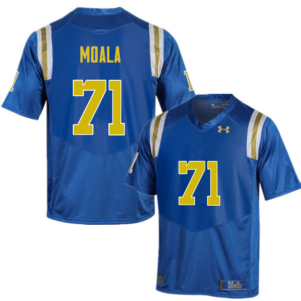 Men #71 Poasi Moala UCLA Bruins Under Armour College Football Jerseys Sale-Blue - Click Image to Close